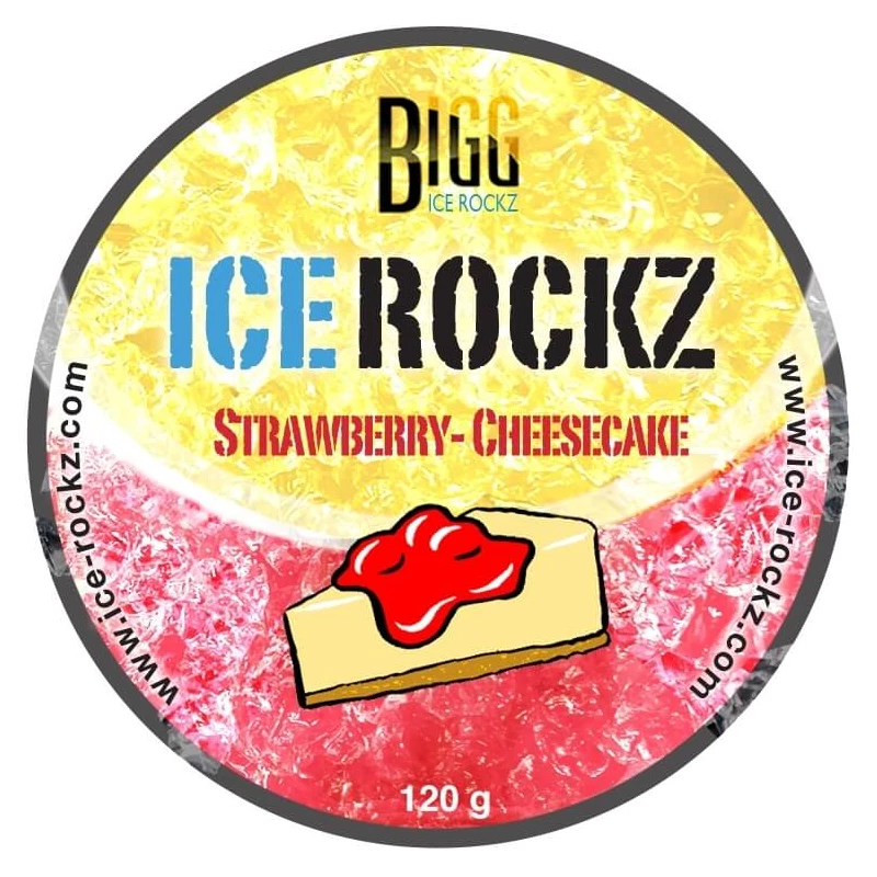 Kamienky do vodnej fajky Ice Rockz - Strawberry Cheesecake 120g
