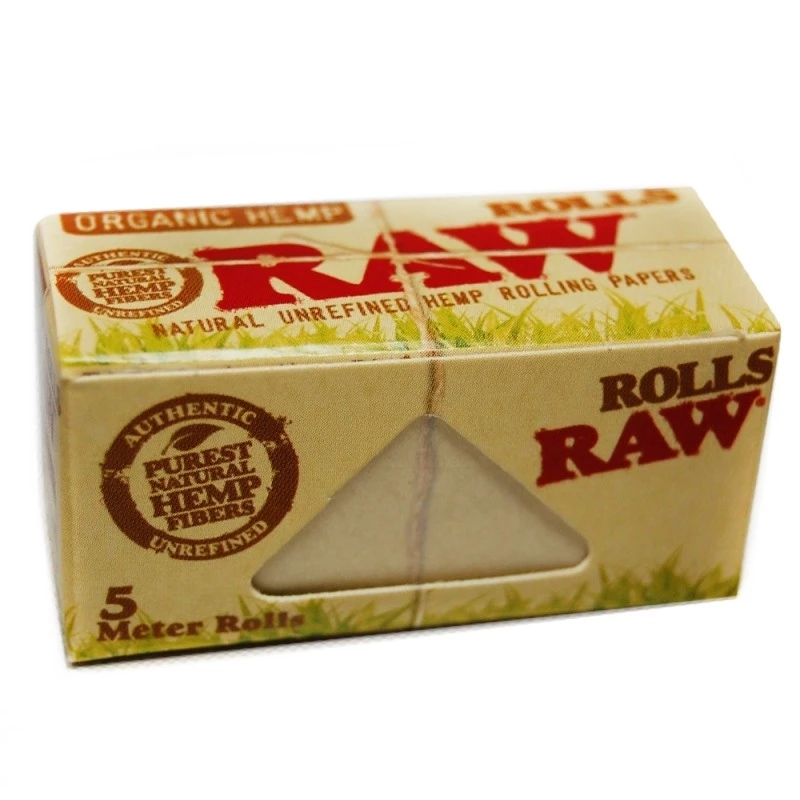 Papieriky RAW – Rolls Organics - Rolka 5 m