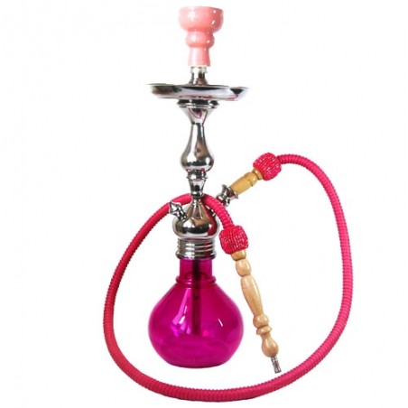 Vodná fajka Barcelona 52cm (Ružová) Aladin