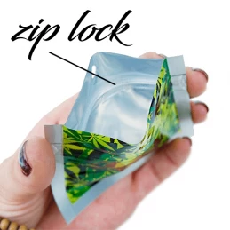 Zip sáčky leaf colored 10ks