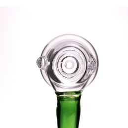 Bongo - bubbler sklo Hammer green