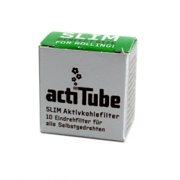 Uhlíkové filtre ActiTube - Slim 10ks