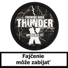 Žuvací tabak Thunder X Chewing Bags Frosted 13,2g Snus