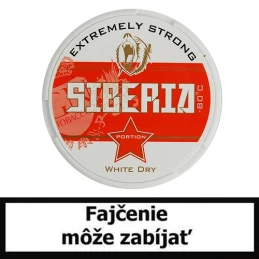 Žuvací tabak Siberia -80 Degrees White Dry Portion 13g Snus