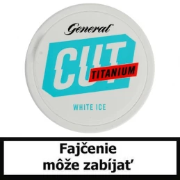 Žuvací tabak General CUT Titanium White Portion Ice 18g Snus