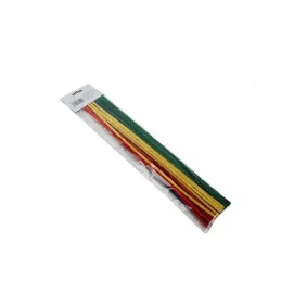Fajkové čističe 30 cm - farebné fajkové čističe v plastovom obale