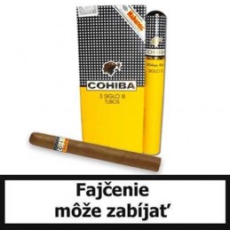 Cigary COHIBA SIGLO II. Tubos - Balenie 3 ks