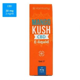 CBD e-liquid HARMONY 30 mg / 10 ml - Mango Kush