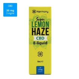 CBD e-liquid HARMONY 30 mg / 10 ml - Lemon Haze