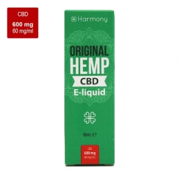 CBD e-liquid HARMONY 600 mg / 10 ml - Original Hemp