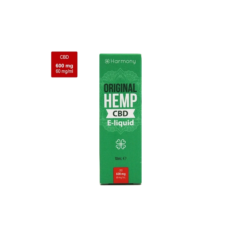 CBD e-liquid HARMONY 600 mg / 10 ml - Original Hemp