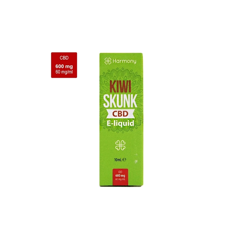 CBD e-liquid HARMONY 600 mg / 10 ml - Kiwi Skunk