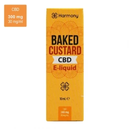 CBD e-liquid HARMONY 300 mg / 10 ml - Baked Custard