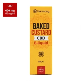 CBD e-liquid HARMONY 600 mg / 10 ml - Baked Custard