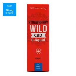 CBD e-liquid HARMONY 30 mg / 10 ml - Wild Strawberry