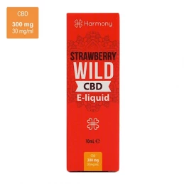 CBD e-liquid HARMONY 300 mg / 10 ml - Wild Strawberry