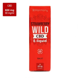 CBD e-liquid HARMONY 600 mg / 10 ml - Wild Strawberry