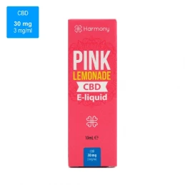 CBD e-liquid HARMONY 30 mg / 10 ml - Pink Lemonade
