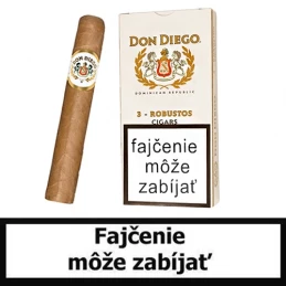 Cigary Don Diego Robusto - Balenie 3 ks