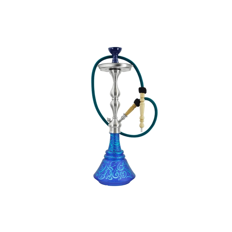 Vodná fajka Aladin Roy 65 cm - Tyrkysová