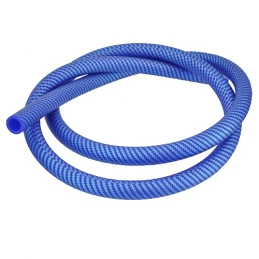 Silikónová hadica na vodnú fajku Aladin Carbon - Modrá