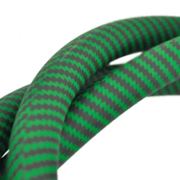 Silikónová hadica na vodnú fajku Aladin Carbon - Zelená