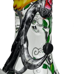 Gong GraceGlass ART series - Lebky a ruže 35 cm