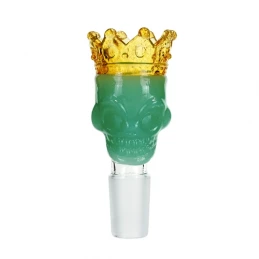Kotol šluk na bongo King Skull Zelený 19 mm