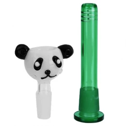 Sklenené bongo Panda Bambus 41 cm