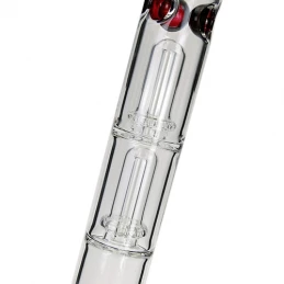 Sklenené bongo Grace Glass Big Beaker Red 54 cm - detail coolerov