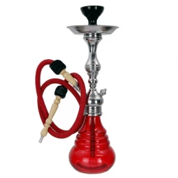Vodná fajka Aladin ROY 4 - Red 52 cm