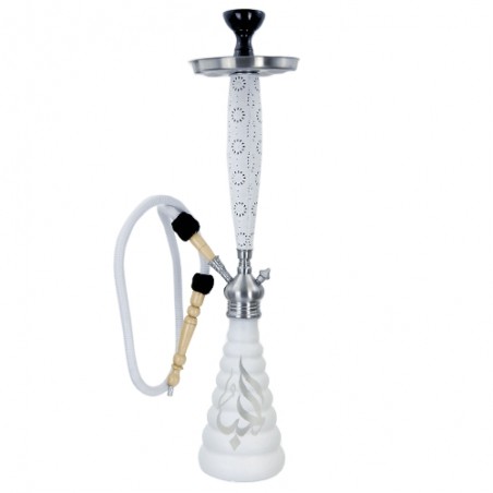 Vodná fajka Aladin ROY 31 - White 80 cm