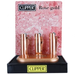 Zapaľovač Clipper Metal Rose Gold
