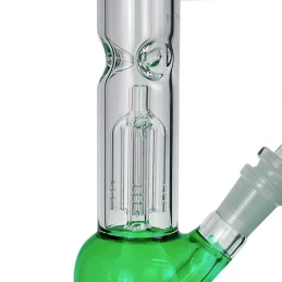 Bong sklo s precoolerom 30 cm green