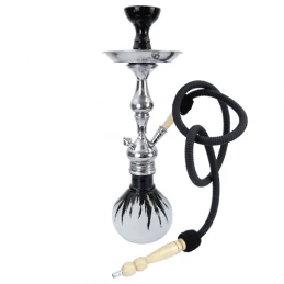 Vodná fajka Aladin Roy 6 - Čierna 45 cm