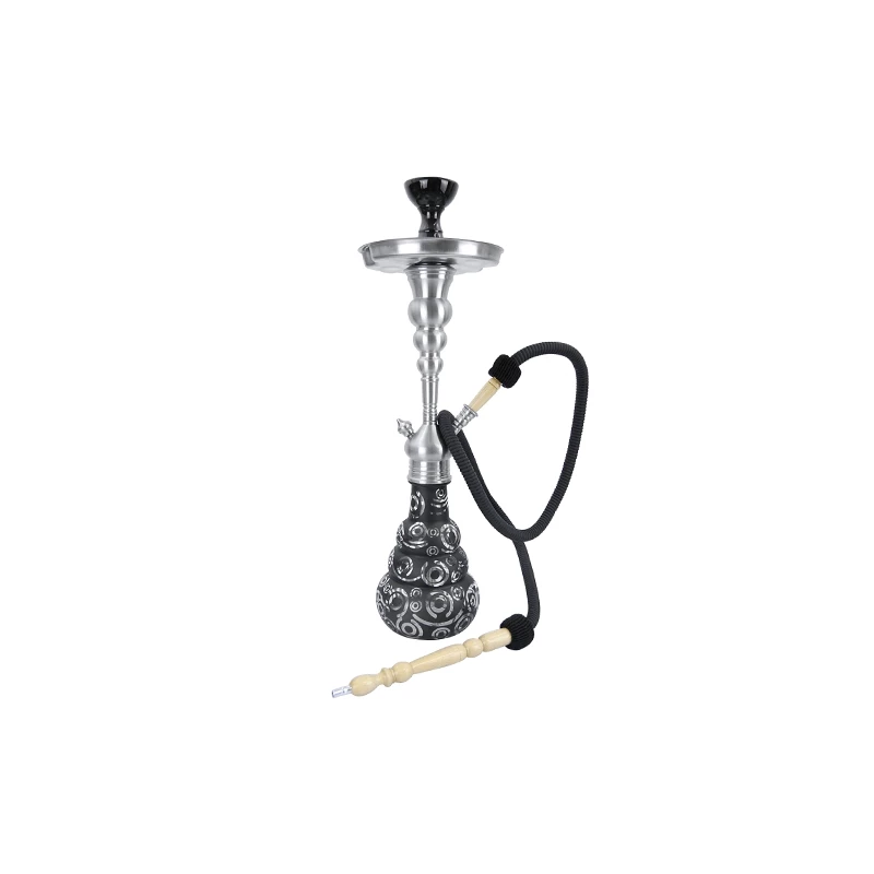Vodná fajka Aladin Roy 20 - Čierna 56 cm