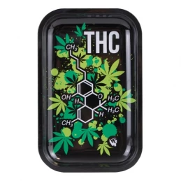 Tácka Roll Tray THC molekula 27,5 x 17,5 cm