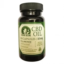 CBD kapsule - CBD Olej Kapsule Sensi Seeds 10 mg / 60 ks