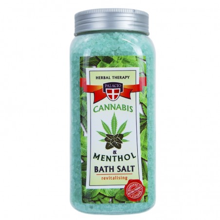 Cannabis Soľ do kúpela (mäta) 900g