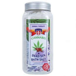 Cannabis Soľ do kúpela (mŕtve more) 900g