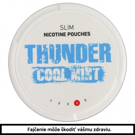 Thunder Cool Mint vrecúška Slim 16,8 g