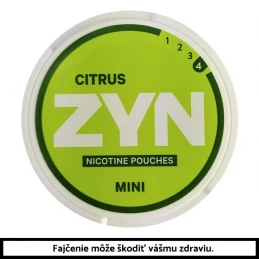 ZYN Citrus Mini 8g (6mg) Nikotínové vrecúška