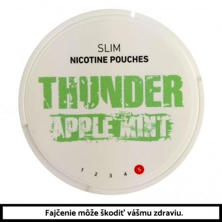 THUNDER Apple Mint Slim 16,8g Nikotínové vrecúška