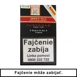 Cigary Partagas Serie D No.4 - Balenie 3 ks