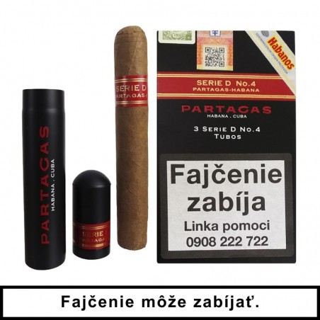 Cigary Partagas Serie D No.4 - Balenie 3 ks