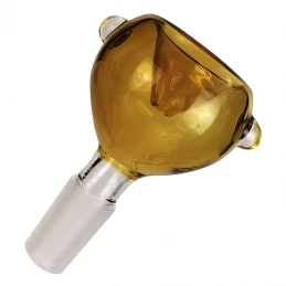 Sklenený kotol na bongo amber RollStop NS 14 mm