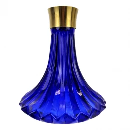 Vodná fajka Aladin EPOX 360 blue - gold 36 cm - detail vázy vodnej fajky