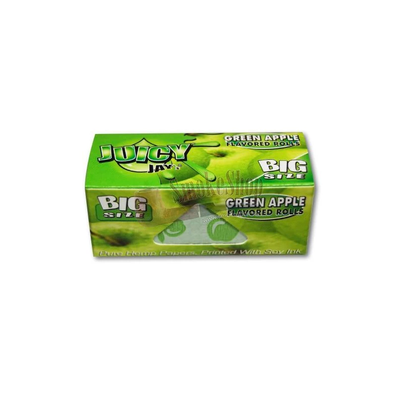 Papieriky Juicy Jays' Rolls – Green Apple / Zelené jablko - Rolka 5 m