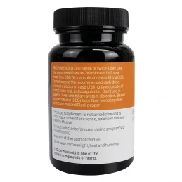 dávkovanie / užívanie CBD Kapsule Full Spectrum - CBD Olej Kapsule Sensi Seeds 10 mg / 60 ks - Kurkuma a čierne korenie