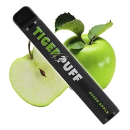E-shisha Tiger Puff- elektronická vodná fajka - Zelené jablko